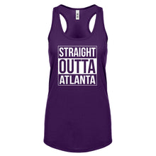 Straight Outta Atlanta Womens Racerback Tank Top
