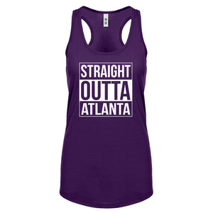 Straight Outta Atlanta Womens Racerback Tank Top