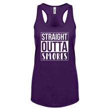 Straight Outta Smores Womens Racerback Tank Top