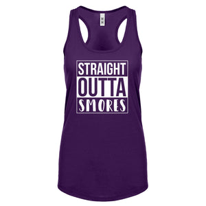 Straight Outta Smores Womens Racerback Tank Top