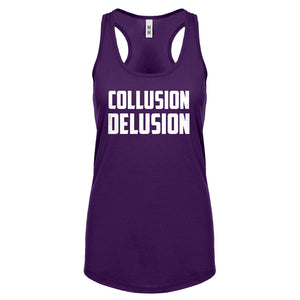 Collusion Delusion Womens Racerback Tank Top