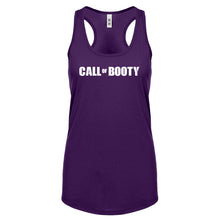 Racerback Call of Booty Womens Tank Top
