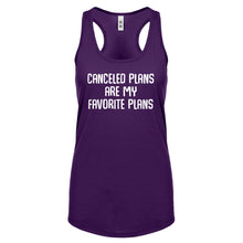 Racerback Canceled Plans Womens Tank Top