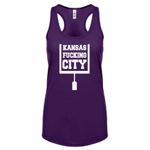 Kansas Fucking City Womens Racerback Tank Top