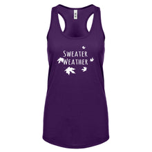 Sweater Weather Womens Racerback Tank Top