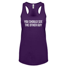 Racerback You Should See the Other Guy Womens Tank Top