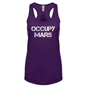 Occupy Mars Womens Racerback Tank Top