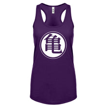 Kame House Turtle School Womens Racerback Tank Top
