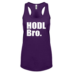 Racerback HODL Bro Womens Tank Top