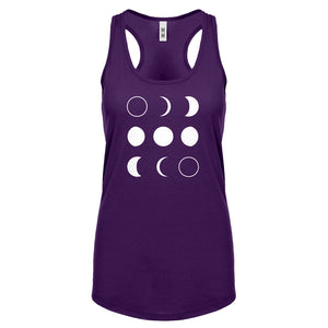 Racerback Moon Phases Womens Tank Top