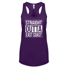 Straight Outta East Coast Womens Racerback Tank Top