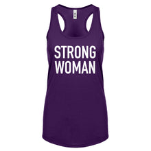 Racerback Strong Woman Womens Tank Top
