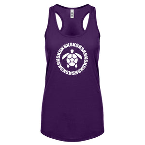 Turtle Sksksk Womens Racerback Tank Top