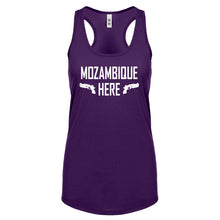 Mozambique Here Womens Racerback Tank Top