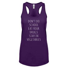 Racerback Eat Your Drugs Womens Tank Top