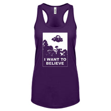 I Want to Believe, Morty Womens Racerback Tank Top