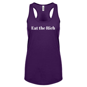 Eat the Rich Womens Racerback Tank Top