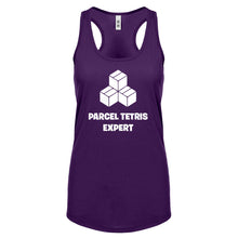 Parcel Tetris Expert Womens Racerback Tank Top