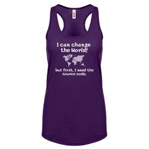 Racerback I Can Change the World Womens Tank Top