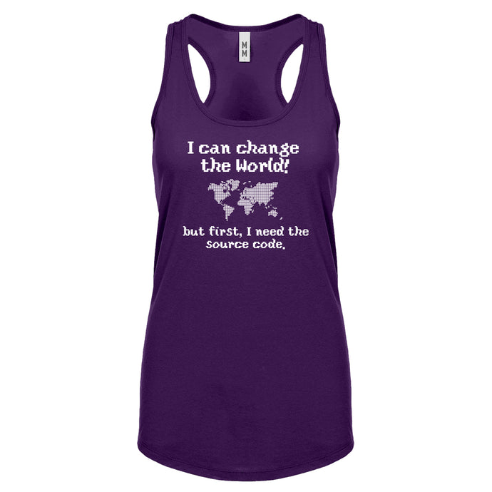 Racerback I Can Change the World Womens Tank Top