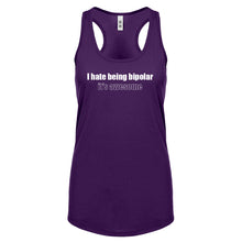 Being Bipolar Womens Racerback Tank Top