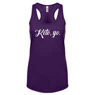 Racerback Keto, Yo Womens Tank Top