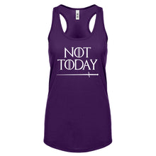 Not Today Womens Racerback Tank Top