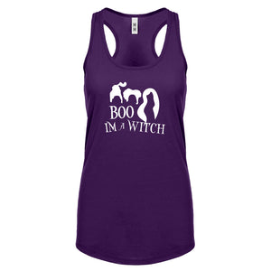 Boo! I'm a Witch! Womens Racerback Tank Top
