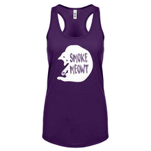 Racerback Smoke Meowt Womens Tank Top