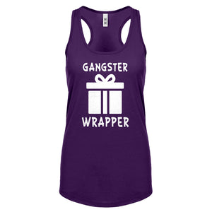 Gangster Wrapper Womens Racerback Tank Top