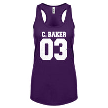 C. BAKER 03 Womens Racerback Tank Top