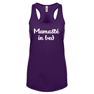 Racerback Mamaste in Bed Womens Tank Top