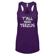 Racerback Yall Need Yeezus Womens Tank Top