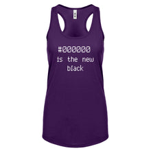 Racerback 000000 is the new black Womens Tank Top
