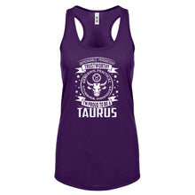 Racerback Taurus Astrology Zodiac Sign Womens Tank Top