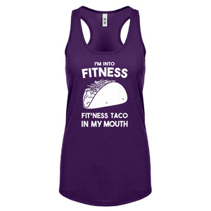 Racerback Fitness Taco Womens Tank Top