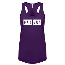 Bad Guy Womens Racerback Tank Top