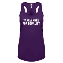 Racerback Take a Knee for Equality Womens Tank Top