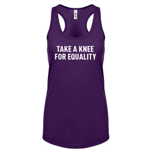 Racerback Take a Knee for Equality Womens Tank Top