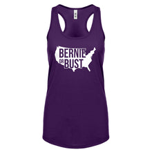 Bernie or Bust Womens Racerback Tank Top