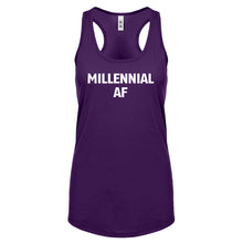 Millennial AF Womens Racerback Tank Top