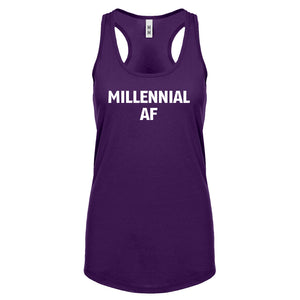 Millennial AF Womens Racerback Tank Top