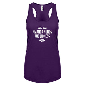 Nunes the Lioness Womens Racerback Tank Top