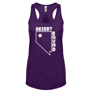 Desert Bound Nevada Womens Racerback Tank Top