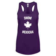 Snow Mexican Womens Racerback Tank Top
