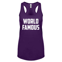 Racerback World Famous Womens Tank Top
