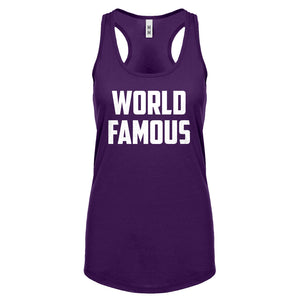 Racerback World Famous Womens Tank Top