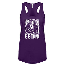 Racerback Gemini Zodiac Astrology Womens Tank Top