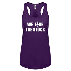 WE LIKE THE STOCK Womens Racerback Tank Top