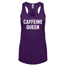 Racerback Caffeine Queen Womens Tank Top